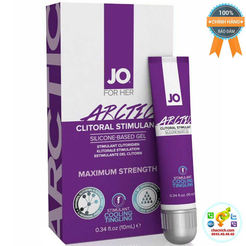 Gel Tăng Khoái Cảm Mát Lạnh System JO Arctic Clitoral